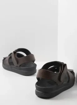 Sandalen voor heren|Wolky Active Men bruin gevet leer