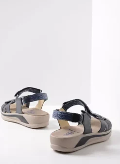 Voorjaar/zomer|Wolky Acula blauw leer