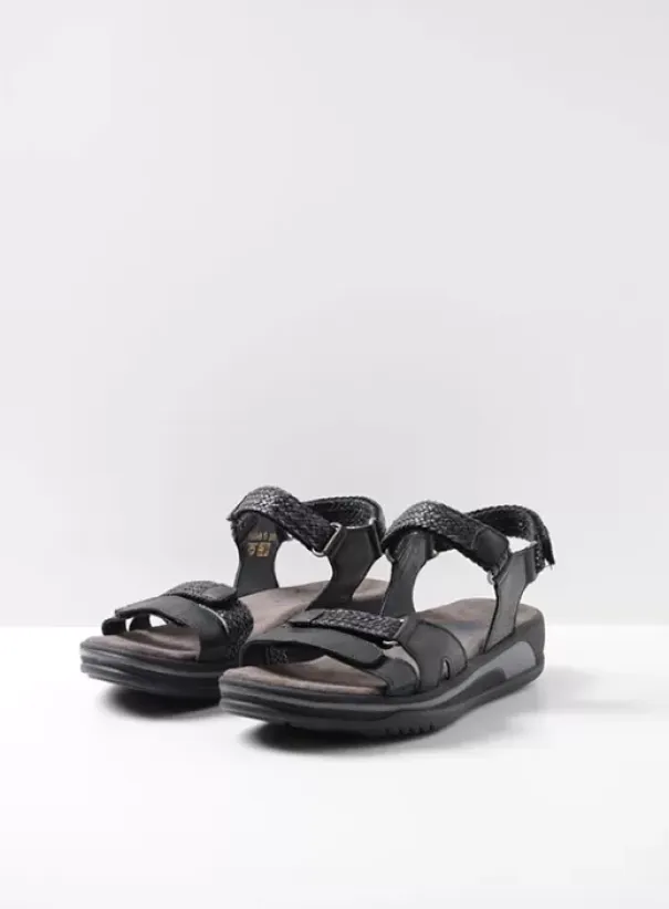 Voorjaar/zomer|Wolky Acula zwart leer