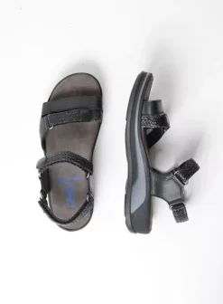 Voorjaar/zomer|Wolky Acula zwart leer