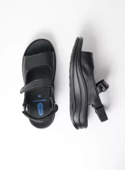 Sandalen|Voorjaar/zomer|Wolky Adura zwart leer