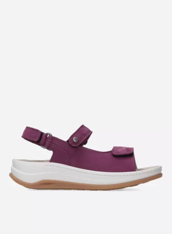 Sandalen|Voorjaar/zomer|Wolky Adura fuchsia nubuck