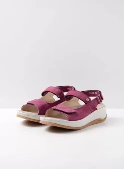Sandalen|Voorjaar/zomer|Wolky Adura fuchsia nubuck
