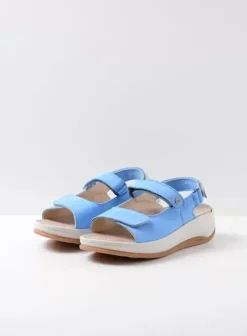 Sandalen|Voorjaar/zomer|Wolky Adura hemelsblauw nubuck