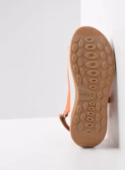 Sandalen|Voorjaar/zomer|Wolky Adura oranje nubuck