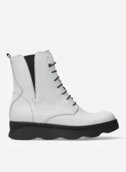 Laarzen|Wolky Akita winterwit leer