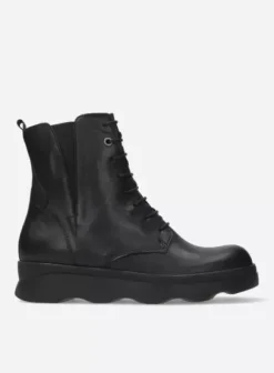 Laarzen|Wolky Akita zwart leer