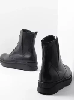 Hallux Valgus|Laarzen|Wolky Akita HV zwart leer