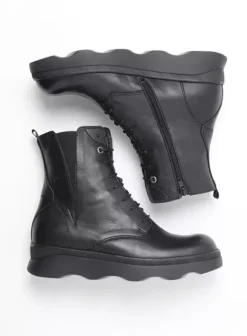 Hallux Valgus|Laarzen|Wolky Akita HV zwart leer