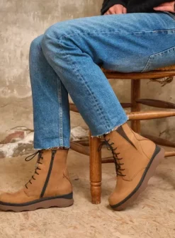 Hallux Valgus|Laarzen|Wolky Akita HV cognac nubuck