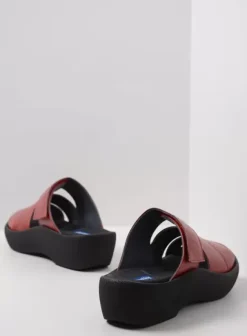 Slippers|Voorjaar/zomer|Wolky Aporia rood leer