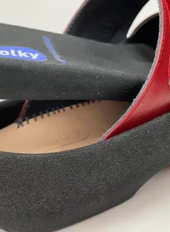 Slippers|Voorjaar/zomer|Wolky Aporia rood leer