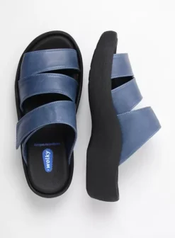 Slippers|Voorjaar/zomer|Wolky Aporia jeans leer