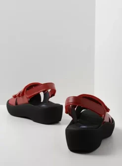 Sandalen|Wolky Avalon rood leer