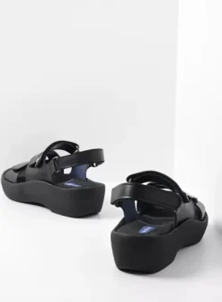 Sandalen|Voorjaar/zomer|Wolky Avalon zwart leer