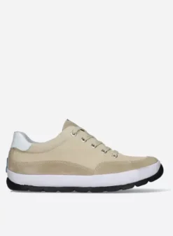 Sneakers|Veterschoenen|Wolky Babati beige canvas/suede