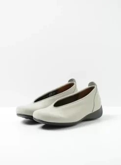 Instappers|Wolky Ballet grijs nubuck