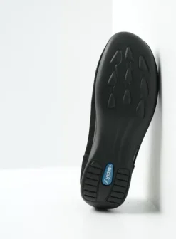 Instappers|Wolky Ballet zwart nubuck