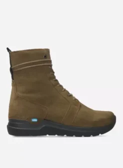 Diabetes|Veterschoenen|Wolky Bluff DB donker taupe suede