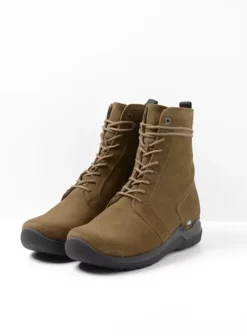 Diabetes|Veterschoenen|Wolky Bluff DB donker taupe suede
