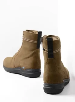 Diabetes|Veterschoenen|Wolky Bluff DB donker taupe suede