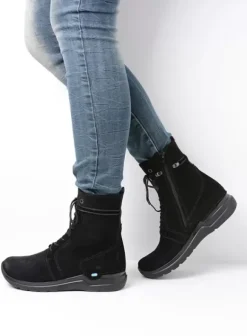 Hielspoor|Hallux Valgus|Wolky Bluff HV zwart suede