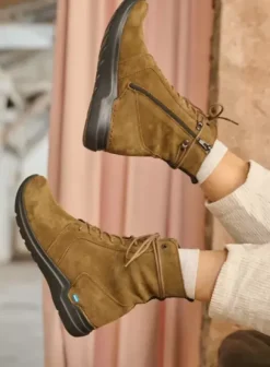 Hielspoor|Hallux Valgus|Wolky Bluff HV donker taupe suede