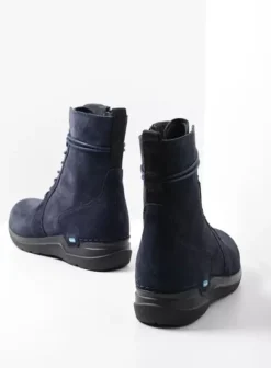 Hielspoor|Hallux Valgus|Wolky Bluff HV blauw suede