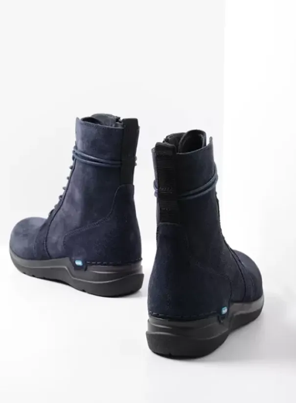 Hielspoor|Hallux Valgus|Wolky Bluff HV blauw suede