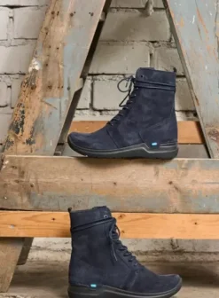 Hielspoor|Hallux Valgus|Wolky Bluff HV blauw suede