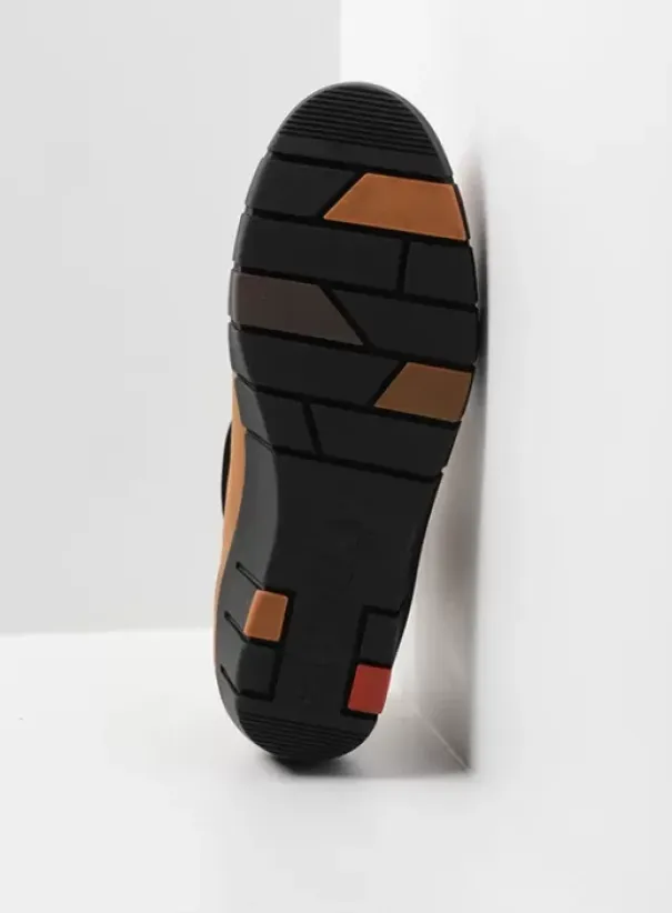 Hielspoor|Veterschoenen|Wolky Boston camel nubuck