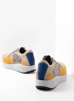 Hielspoor|Wandelschoenen|Wolky Bounce grijs combi leer