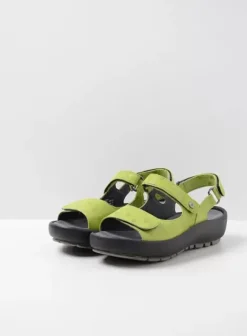 Sandalen|Wolky Brasilia lime leer