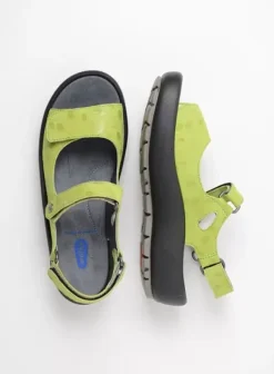 Sandalen|Wolky Brasilia lime leer