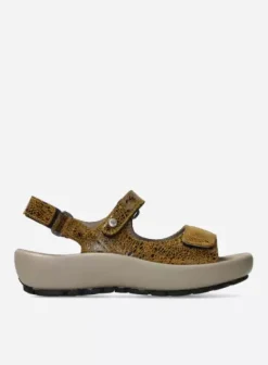 Sandalen|Wolky Brasilia oker leer