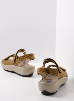 Sandalen|Wolky Brasilia oker leer