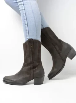 Laarzen|Wolky Caprock donkerbruin suede