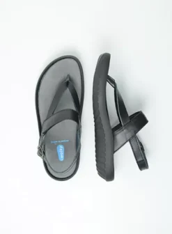 Sandalen|Voorjaar/zomer|Wolky Cebu zwart mat leer