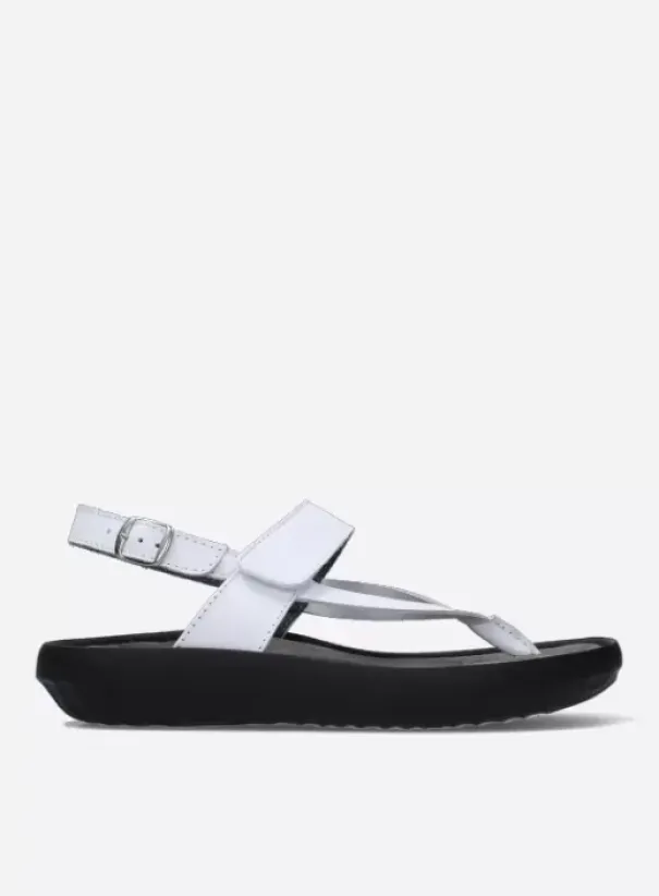 Sandalen|Wolky Cebu wit leer