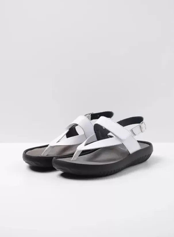 Sandalen|Wolky Cebu wit leer