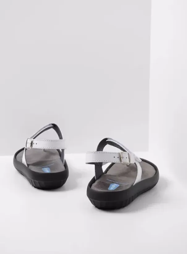 Sandalen|Wolky Cebu wit leer