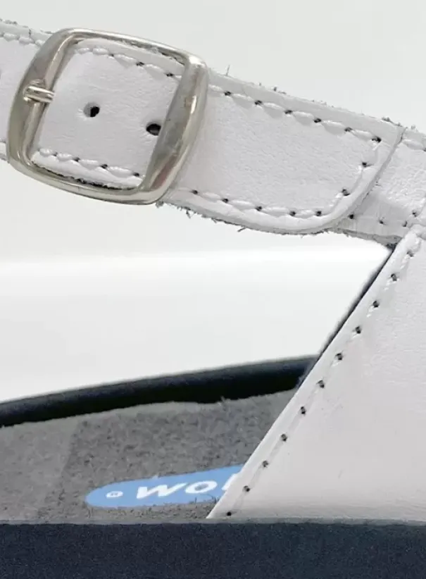 Sandalen|Wolky Cebu wit leer