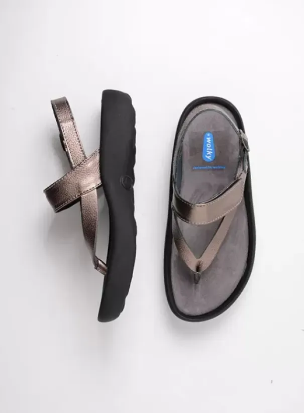 Sandalen|Voorjaar/zomer|Wolky Cebu brons leer