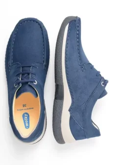 Sneakers|Veterschoenen|Wolky Celebration denimblauw nubuck