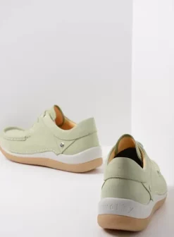Veterschoenen|Voorjaar/zomer|Wolky Celebration lichtgroen nubuck