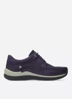 Sneakers|Veterschoenen|Wolky Celebration paars nubuck