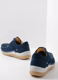 Sneakers|Veterschoenen|Wolky Celebration denim nubuck