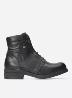 Hielspoor|Biker boots|Wolky Center zwart leer