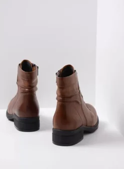 Hielspoor|Biker boots|Wolky Center WR cognac leer