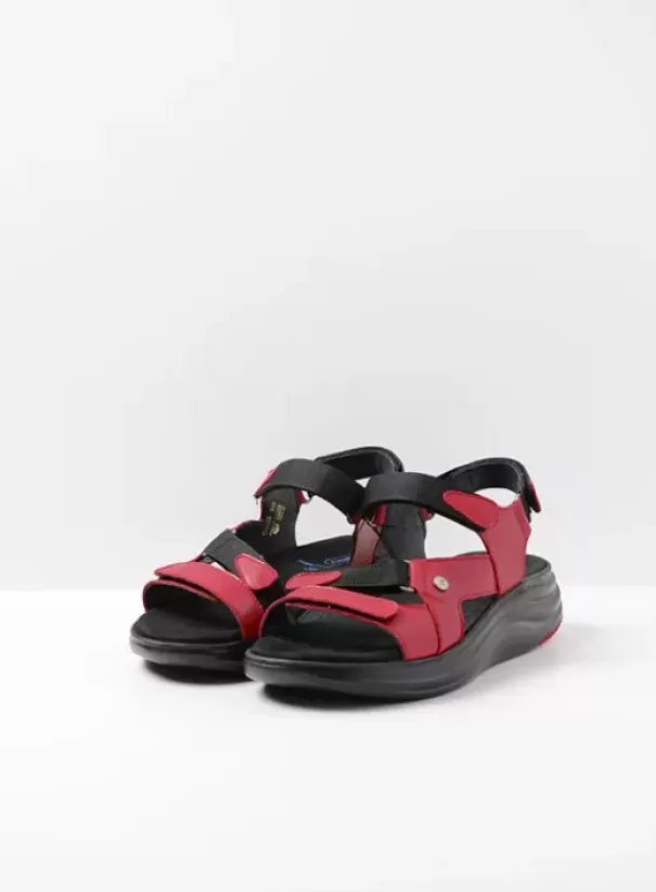 Sandalen|Voorjaar/zomer|Wolky Cirro rood leer